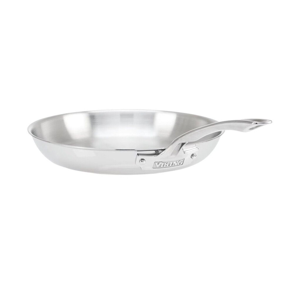 VIKING FRYING PAN COOKWARE 3-PLY BONDED STAINLESS STEEL 10" NEW 40011-3010B